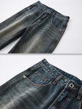 mens plus size retro fashion streetwear loose casual micro flared denim pants jeans cityboy jeans trousers 28 40 unique jeans style 2706