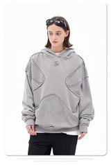 Reverse Design Process Solid Color Hoodie | Viral Graphic Hoodie Drop
