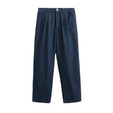 wide leg jeans men streetwear fashion loose casual plus size denim baggy jeans pants cityboy oversize cargo jeans trousers unique cargo style 1779