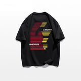 Y2k Chrome print – Summer Creative Letter Printed T Shirts For Men High Street