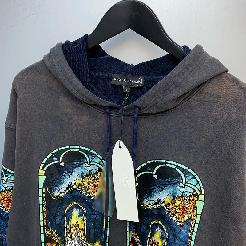 Black Grey Brown Who Decides War Hoodie Men Woman Good Quality Chaopai