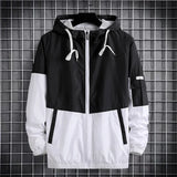bold graphic coat, high-street look, for men, fall streetwear outfit, oversized style, layered fashion, modern aesthetic, graphic detail