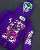 Vaporwave Drop – Harajuku Tracksuit Men Clown Print Hoodies Sweatshirt Oversi – Streetwear Fashion for Men & Women