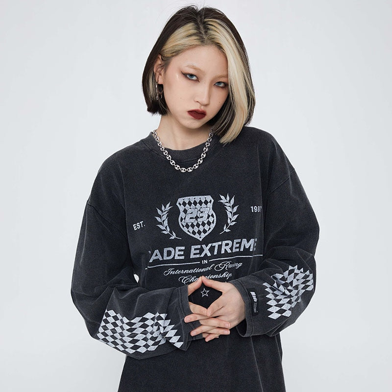 "Metal Chest" Unisex Men Women Streetwear Graphic Sweatshirt Daulet Apparel
