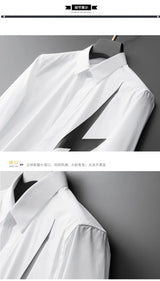 New 2022 Men Classic NEIL BARRETT thunderbolt Fashion Cotton Casual Shirts Shirt high quality Pocket Short sleeves S 3XL #BG123