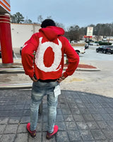 European And American Fashion Zipper Sweatshirt Men Y2K Trendy Letter