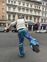 men fashion jeans baggy denim pants luxury designer loose flared jeans y2k male jeans trousers unique jeans style 11