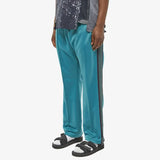sea blue casual pants men woman loose comfortable side edge weaving stripe embroidery drawstring joggers sweatpants unique joggers style 5245