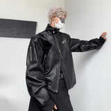 grunge street bomber, modern fit for men, oversized fit