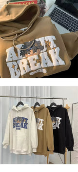 Vintage Cartoon Printing Graphic Hoodie Sweatshirts Men's Oversized Y2K Hoodies American Hip Hop Fashion Hoody Streetwear