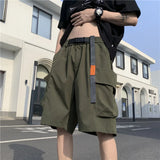 american functional cargo shorts for men 2024 summer multi pockets baggy gym short pants y2k streetwear bermuda shorts hombre multi-pocket cargos
