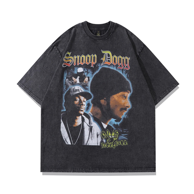 Cyberpunk Broken heart – Frog Drift Fashion Band Street Wear Hip Hop Portrait Printin