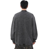 layered flame street knit, photo-ready knit, trendy urban fashion top for men, layered streetwear look