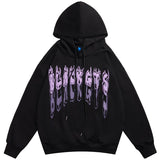 Hoodie Sweatshirt Streetwear Hip Hop Graphic Letter Print Punk Gothic