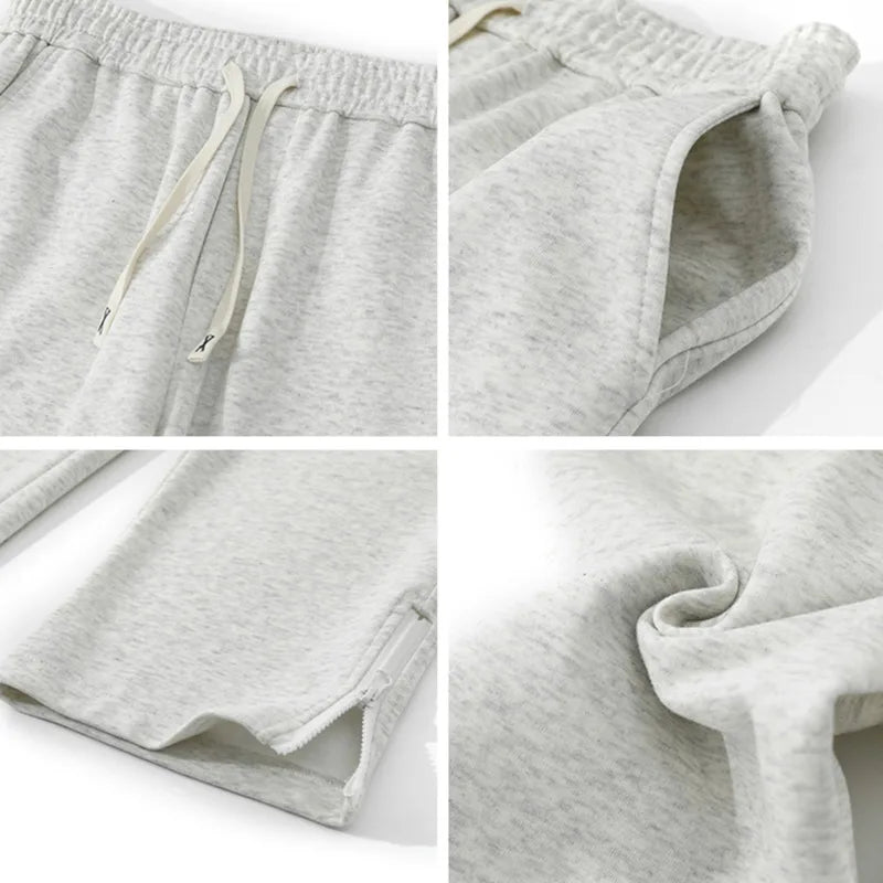 autumn sports pants men oversized casual wide leg pants men streetwear sweatpants loose straight pants mens joggers trousers casual joggers