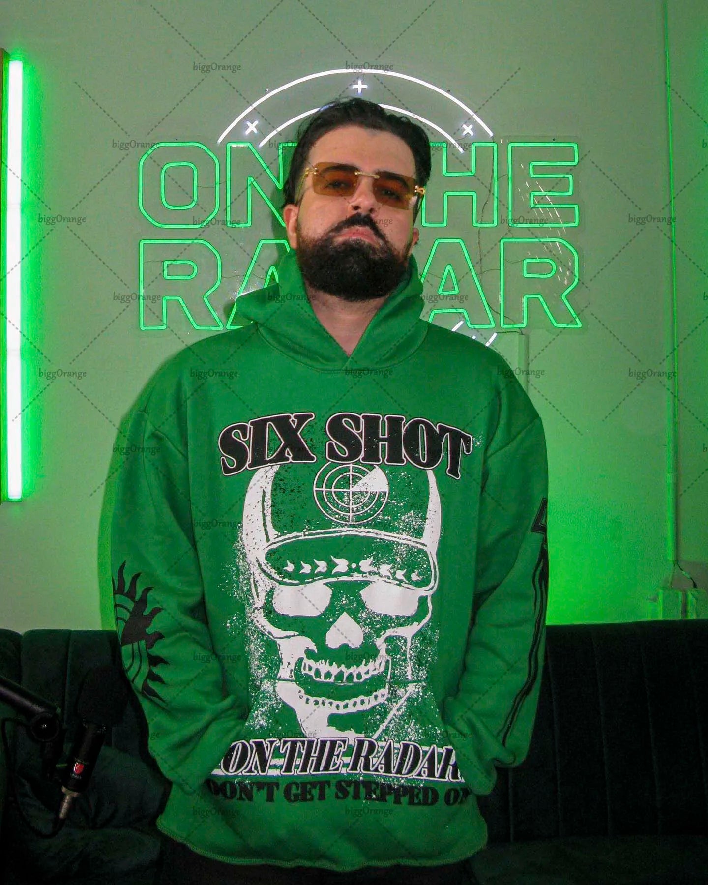 2023 New American Gothic Trend Devil Letter Print Oversized Hoodie Men