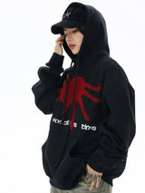 anime graphic tee featuring fashion spider web printed hoodies unisex hip hop y2k sweatshirt streetwear mens casual hooded autumn warm loose tops hoodies