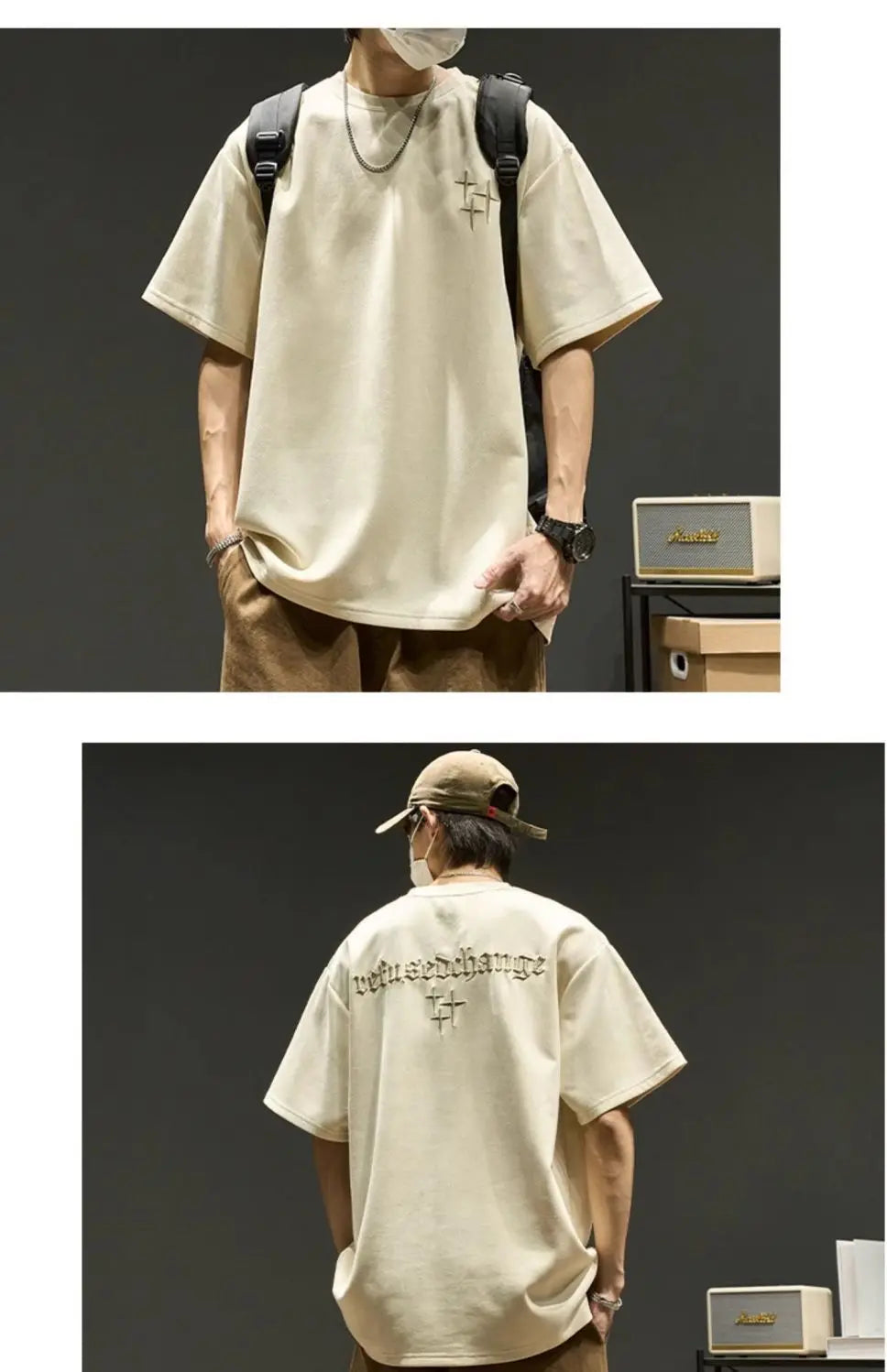 Trapwear Tribal flame – American Hip Hop Trend Men And Women Retro Personality Lette