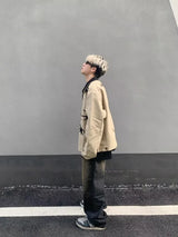 double-layer urban hoodie, modern streetwear, for men, fall streetwear outfit, oversized style, layered fashion, modern aesthetic