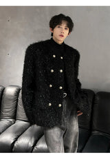 leather panel bomber, high-street look - comfortable cotton fit with bold prints