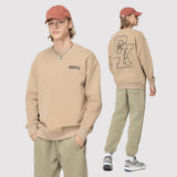 Harajuku melting smiley featuring rainbowtouches long shirts mens high street vintage hoodies casual superior quality printed black hip hop autumn men clothing