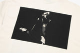 Skatercore Aesthetic print tee – Vintage Band Cobain Portrait Print Heavyweight Short Sleeve