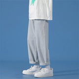 lappster men black baggy jeans streetwear 2023 harajuku casual straight pants male loose streetwear white graphic denim pants unique jeans style 2549