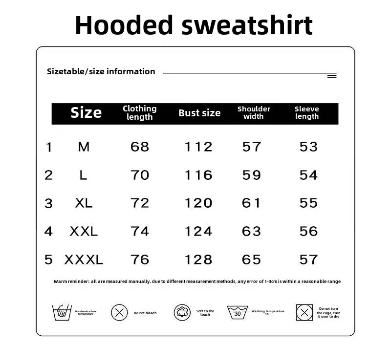 Trendy European American Ins Cartoon Fun Hooded Sweatshirts Men Women in Autumn and Winter Y2K Personalized Hot Couple Jackets