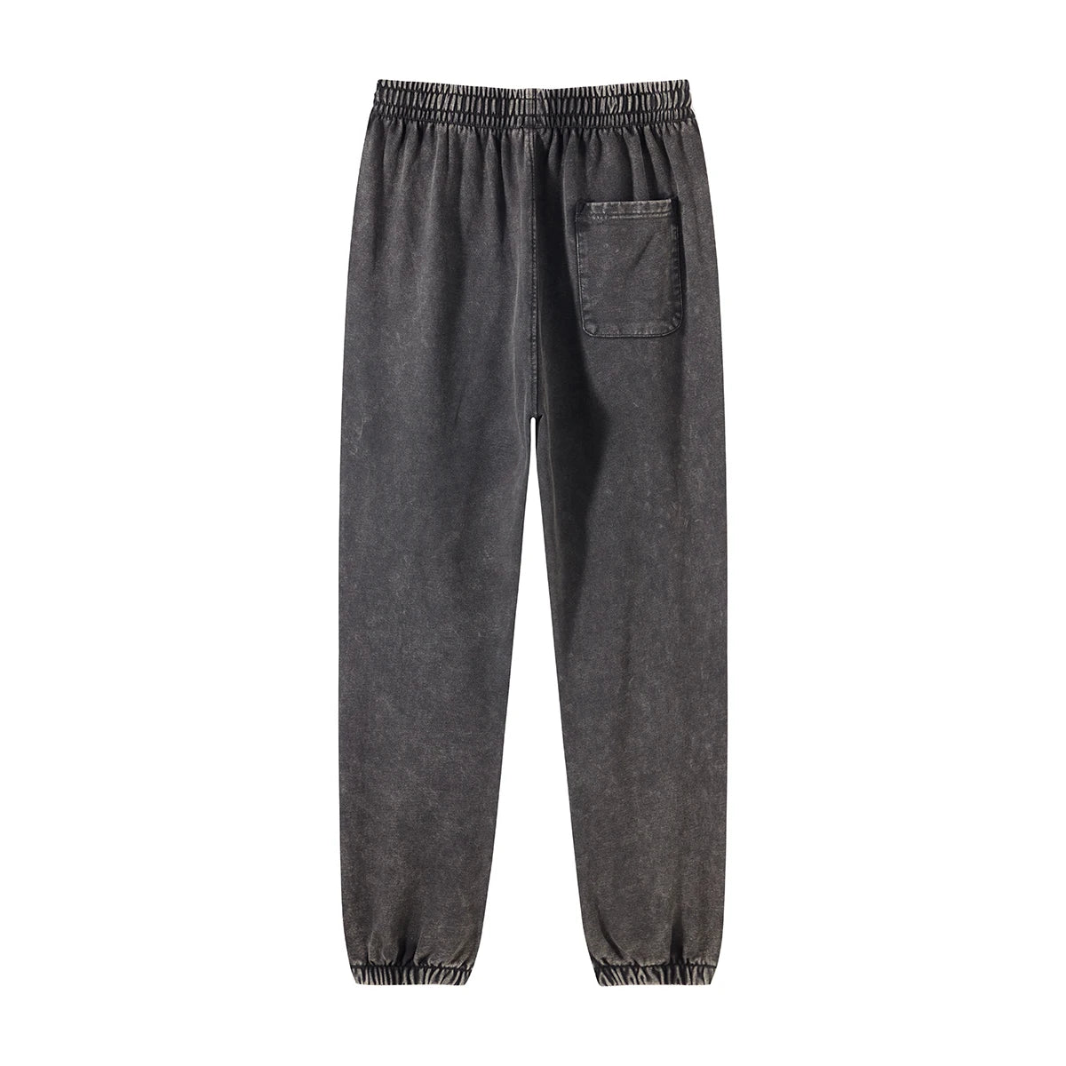 high street dark distressed vintage baggy joggers pants ins versatile drawstring sports pants men washing wax dyeing sweatpants unique joggers style 3196