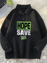 retro street knitwear, high-street look, trendy streetwear apparel for men and women