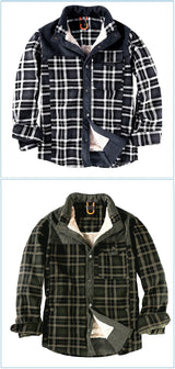 fashion 9648db essential print - quality casual urban material streetwear design image hop style oversized graphic wear corduroy-plaid-shirt-jacket-men-autumn-winter-casual-thick-warm-male-military-wool-fleece-shirts-coats-camisa-masculina-chemise unisex style high premium hip everyday fit streetwear design ID 9aa6c