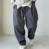 mens pants thick woolen casual pants autumn streetwear fashion personality versatile trend comfort wide leg pants mens clothing clean everyday pants