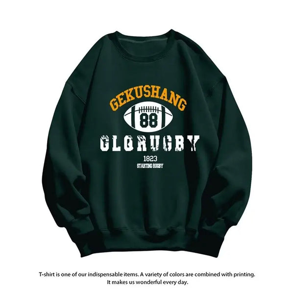 Autumn Mens Sweatshirt Korean High Quality Pure Cotton Sweatshirt Hara
