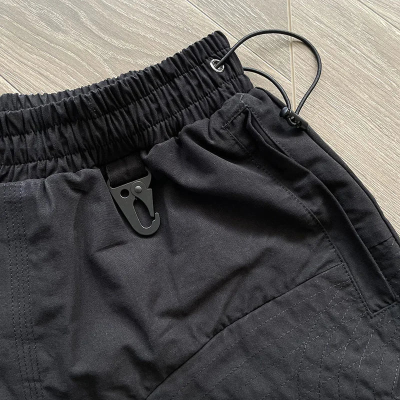 Whoisjacow High Quality 1:1 Men's Workwear hollowed out layered functional sports shorts