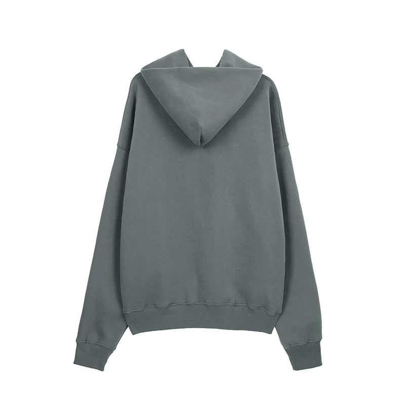 Best Quality Kanye West Hoodies Men Woman Chaopai Plush Shoulder Drop