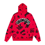 anime angelcore design featuring rainbowtouches hoodies mens streetwear for men pattern printed hip hop high street coat cotton vintage superior quality black