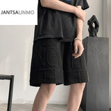 2023 Summer New Light Luxury Fashion Casual Shorts Men Loose All-match Shorts Boutique Clothing Simple Style Shorts Men
