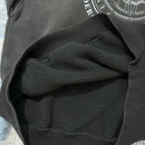Black and red gothic hoodie with haunted urban themes