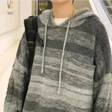 retro flame hoodie, high-street style, oversized streetwear hoodie for men, urban techwear fashion