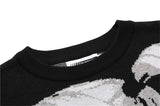 y2k fire graphic sweater, edgy streetwear for bold fashion-forward winter outfits, mens fashion layer for modern streetwear c