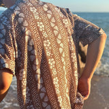2024 summer beach casual men resort style versatile short-sleeved shirt new Cuban style trendy fashion high-end shirt for men