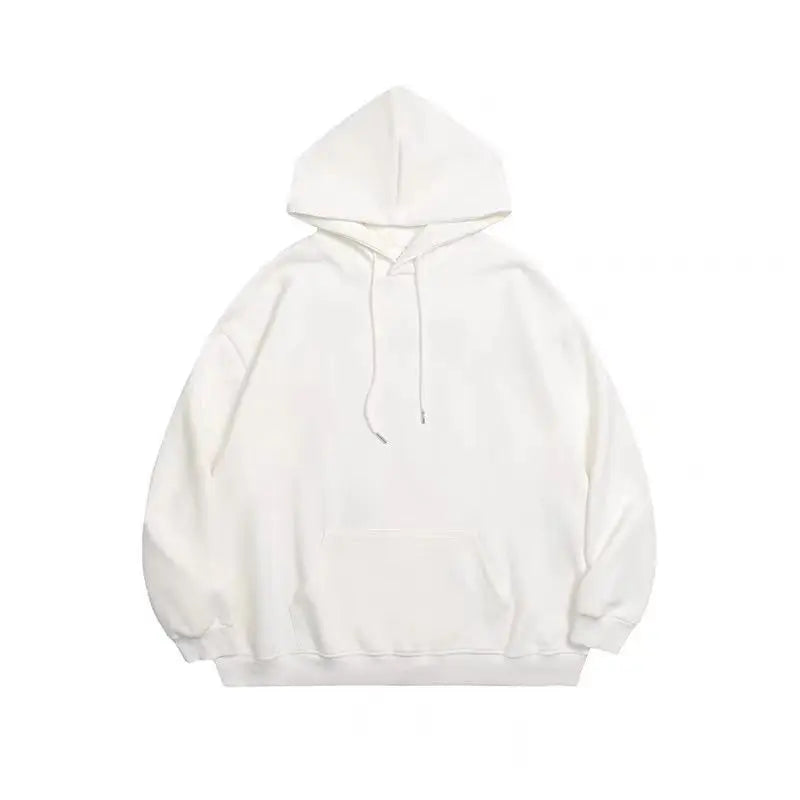 American Gothic fashion brand cartoon hip-hop print mens and womens loose high street style couple hooded wool sweatshirt
