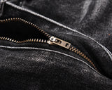 frayed damaged washed black baggy jeans men and women straight streetwear y2k pantalones hombre denim pants oversized cargos unique cargo style 5666
