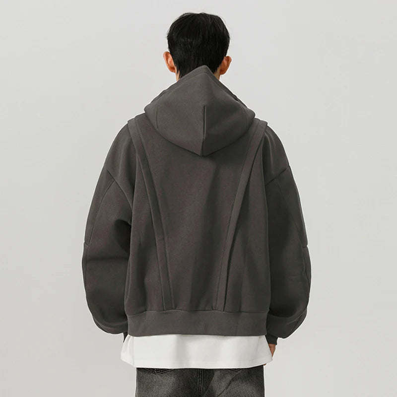 450G Hoody Sweatshirt Men Women Streetwear Fashion Loose Casual Short