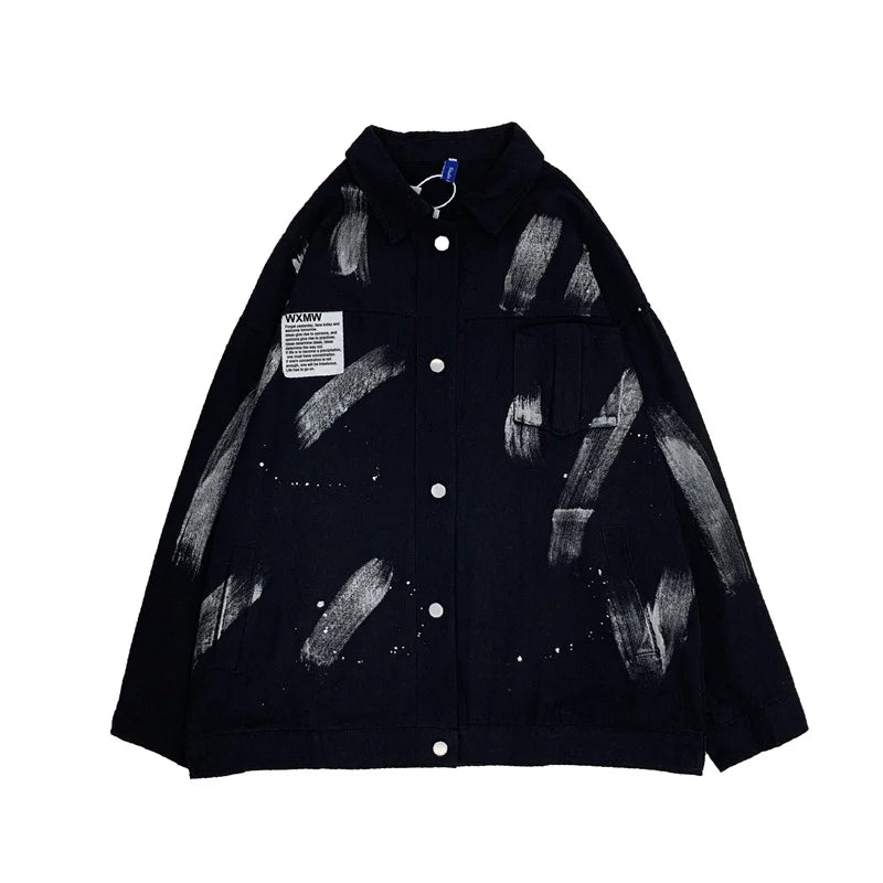 zip-up streetwear jacket, fall/winter fashion, men's streetwear fashion, trendy oversized fit, urban techwear design, modern 