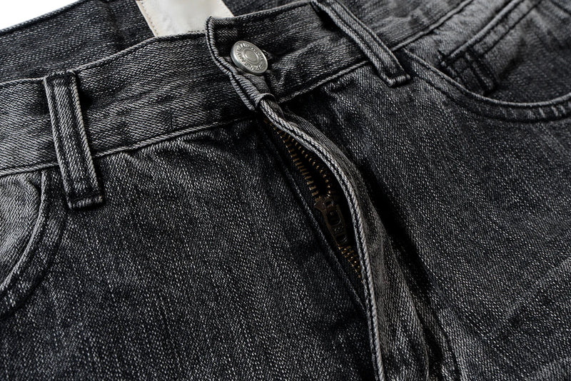 streetwear black washed ripped baggy flare jeans pants for men and women straight ropa hombre loose casual denim trousers unique jeans style 4294