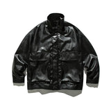 techwear zip bomber, urban street style, mens fashion