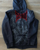 Vaporwave Drop – Hip Hop Retro Tapout Zipper Hoodie Y2K Sweatshirt Women – Streetwear Fashion for Men & Women