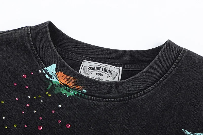 Y2K Graphic Tee – 2024Ss Saint Louis T Shirts Men Woman Good Quality Cotton Lo – Urban Streetwear for Men & Women