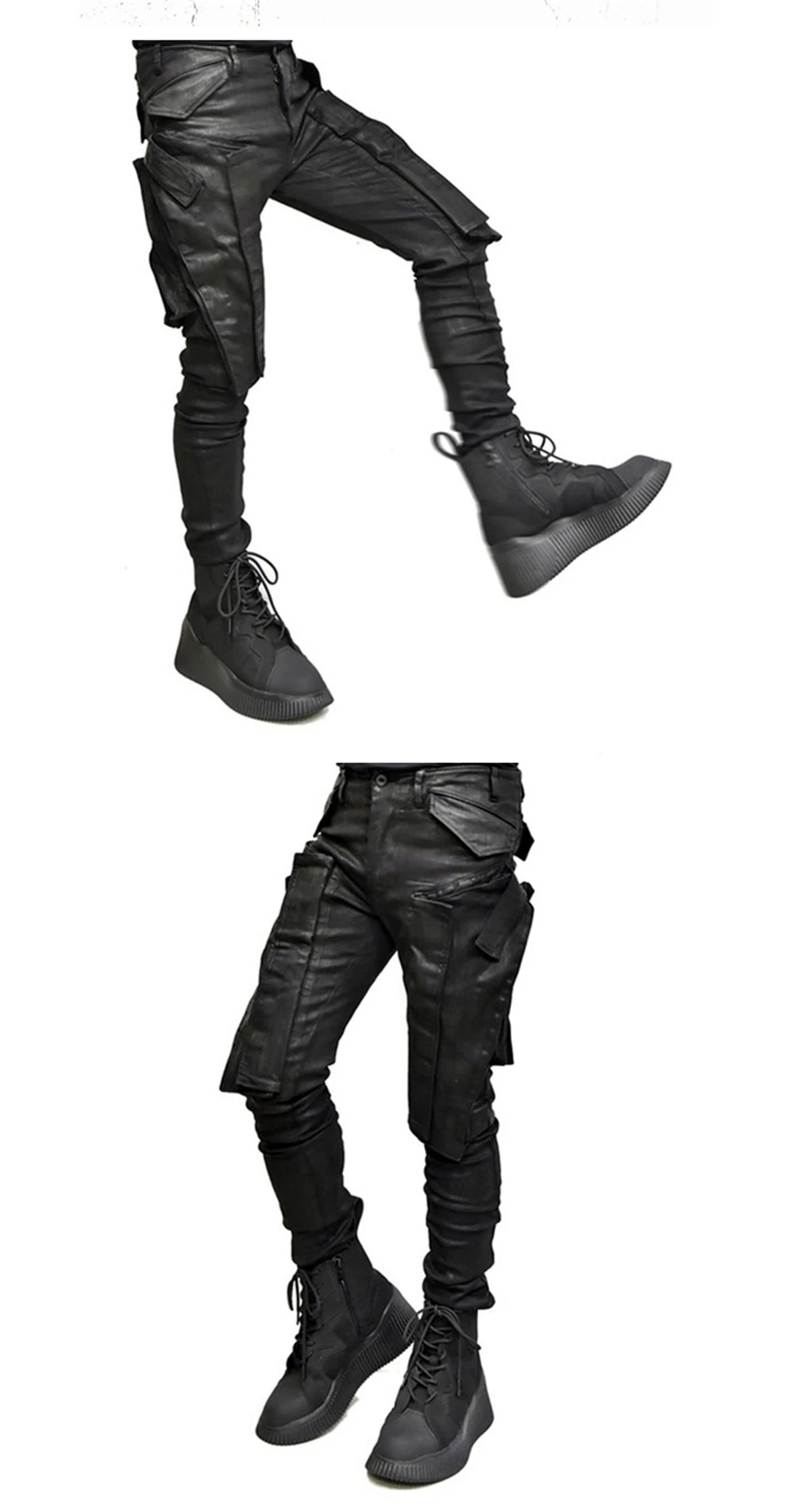2022 multi pockets cargo pants hip hop tactical function pants casual joggers trousers streetwear unique joggers style 4536